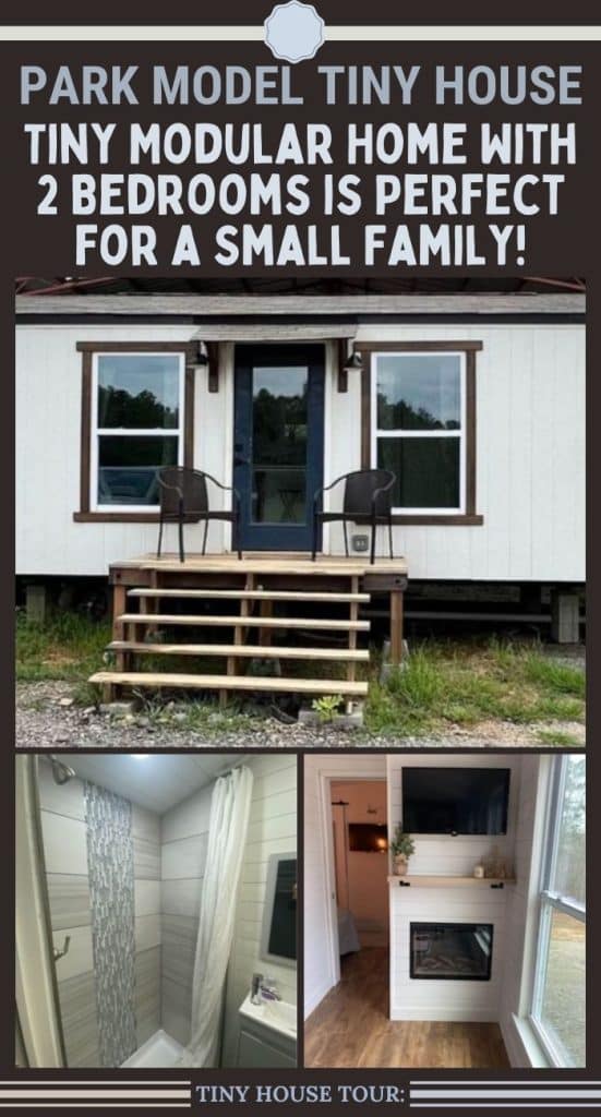 Tiny Modular Home With 2 Bedrooms is Perfect for a Small Family! PIN (1)