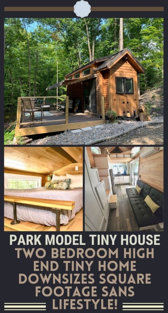 Two Bedroom High End Tiny Home Downsizes Square Footage Sans Lifestyle! PIN (3)