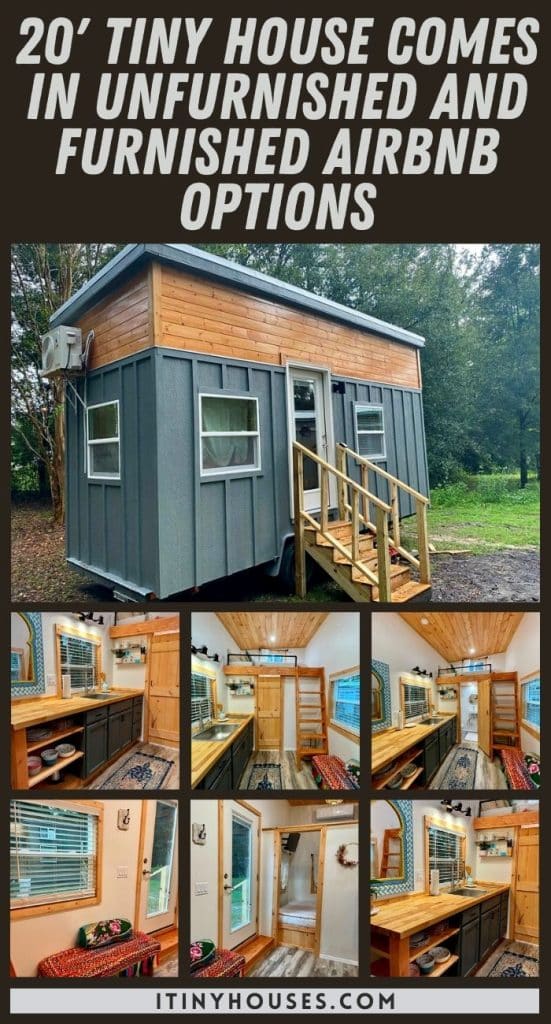 20' Tiny House Comes in Unfurnished and Furnished Airbnb Options PIN (1)