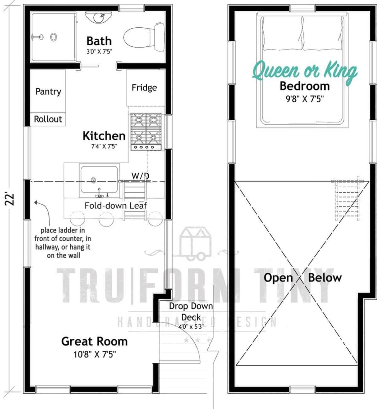 Blueprint of 2021 Cozy Tiny House