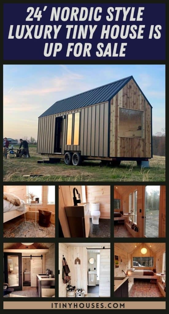 24’ Nordic Style Luxury Tiny House is Up For Sale PIN (1)