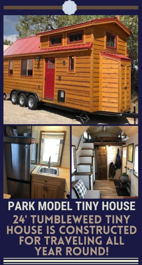 24' Tumbleweed Tiny House Is Constructed for Traveling All Year Round! PIN (2)