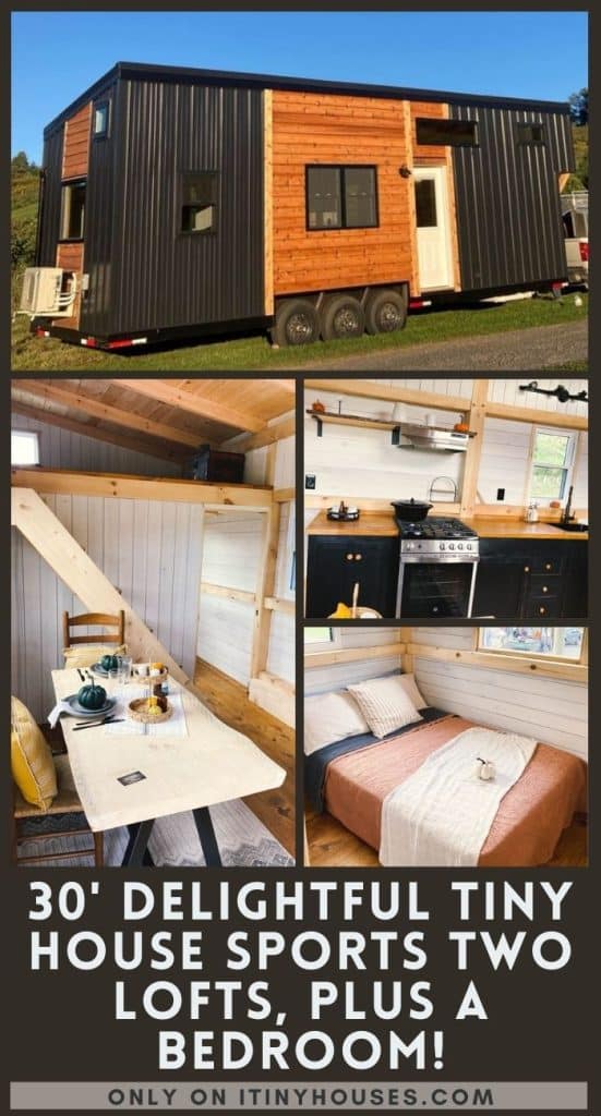 30' Delightful Tiny House Sports Two Lofts, PLUS a Bedroom! PIN (2)