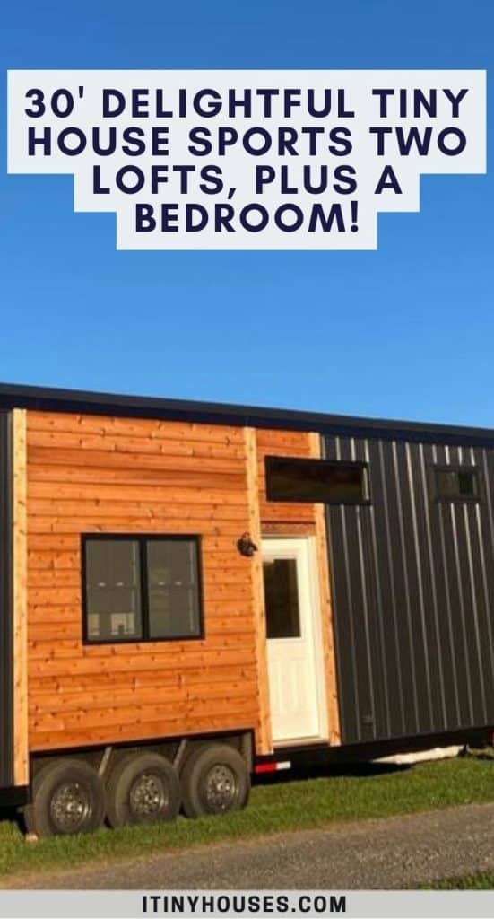30' Delightful Tiny House Sports Two Lofts, PLUS a Bedroom! PIN (3)