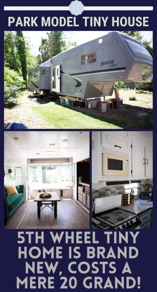 5th wheel tiny home is Brand New, Costs a mere 20 grand! PIN (1)