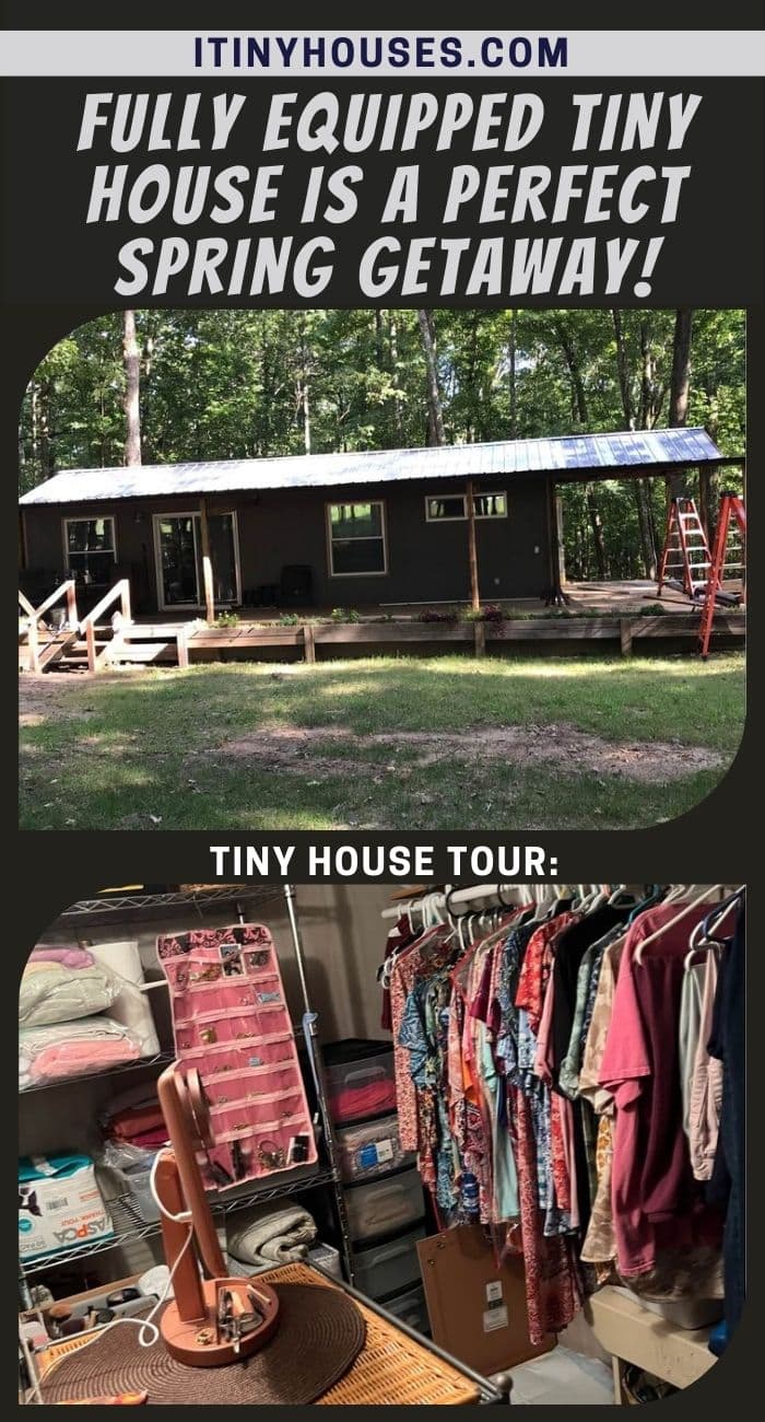 Fully Equipped Tiny House is a Perfect Spring Getaway!
