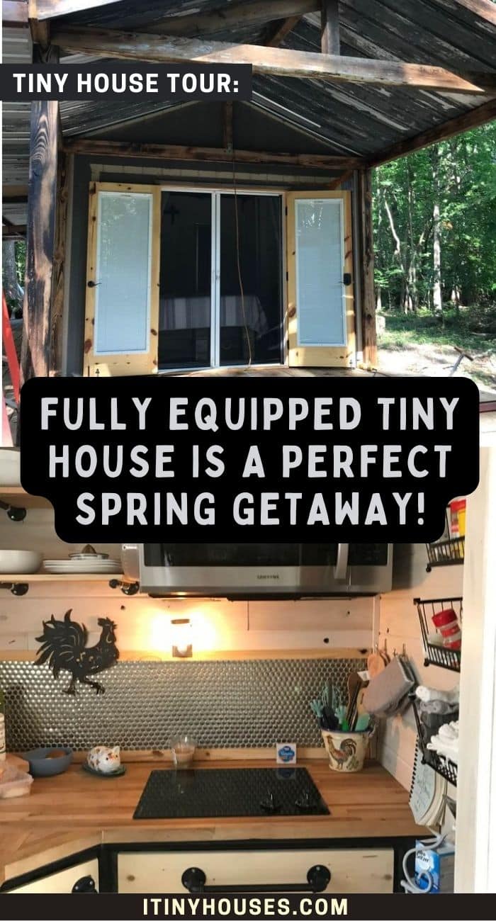 Fully Equipped Tiny House is a Perfect Spring Getaway!