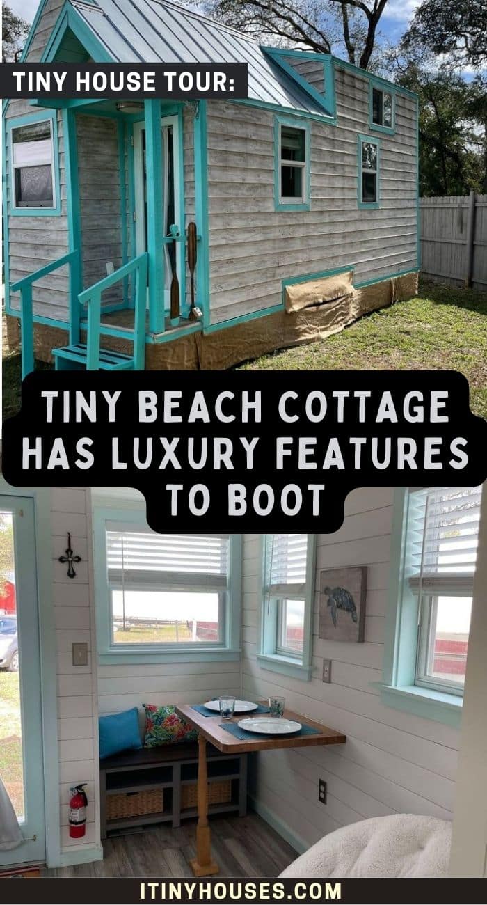 Tiny Beach Cottage has Luxury Features To Boot - Tiny Houses