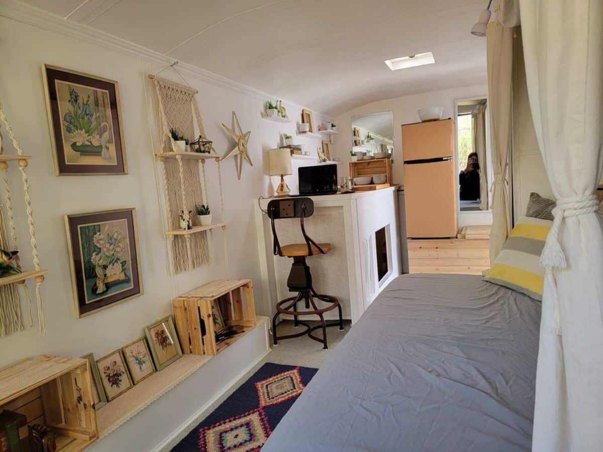 Well organized and beautiful interiors of 20' Micro Tiny House