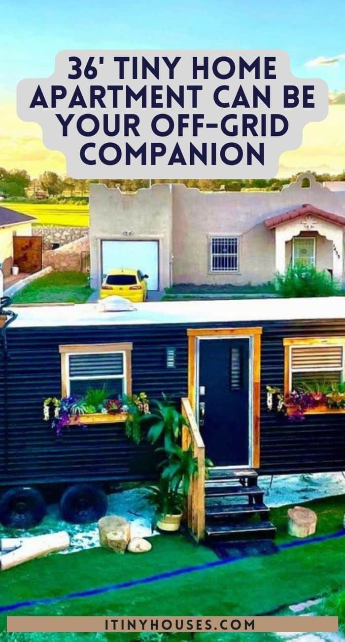 Image showcasing 36' Tiny Home Apartment Can Be Your Off-Grid Companion