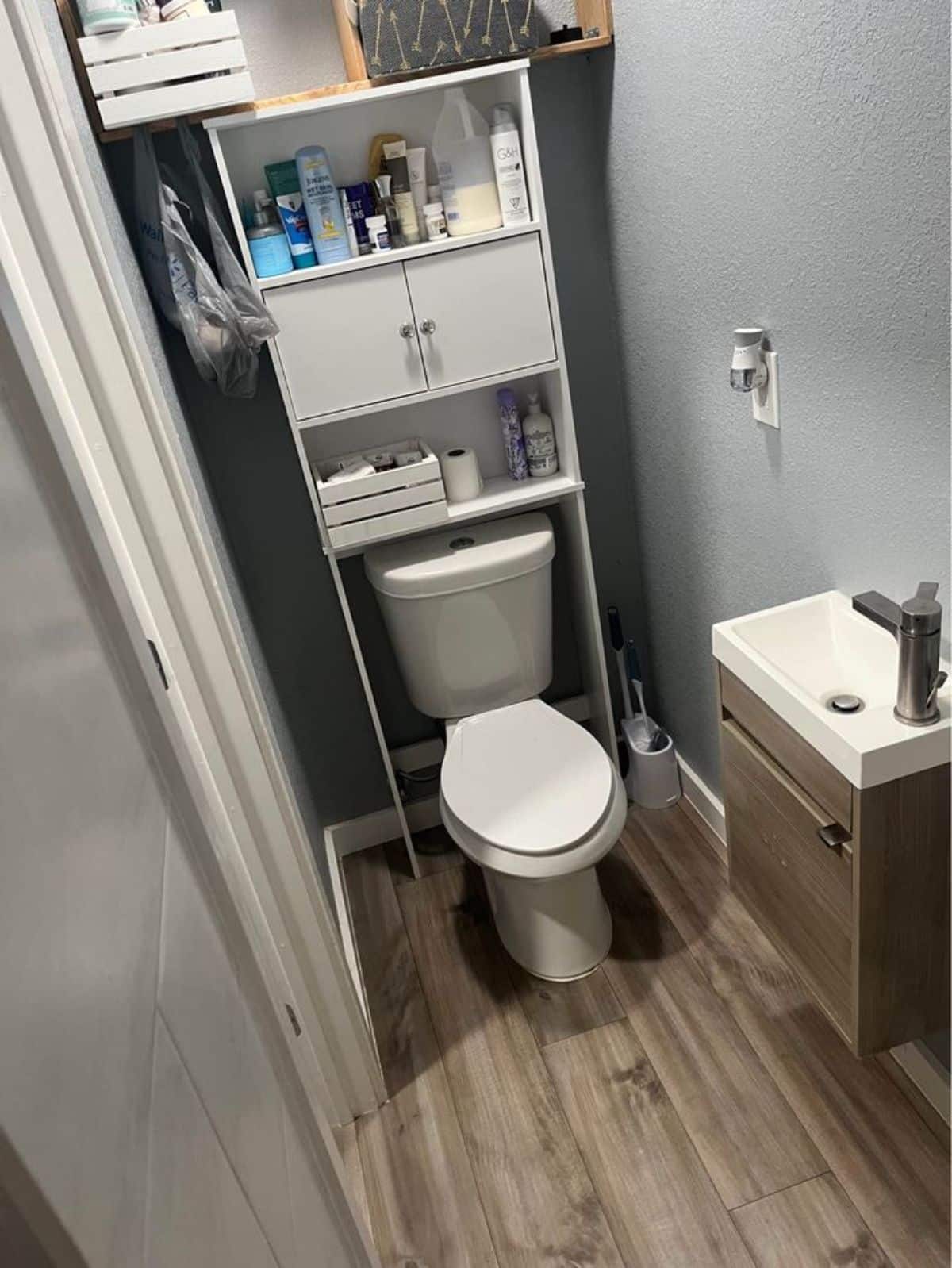 Bathroom area of 40-feet Container Tiny Home