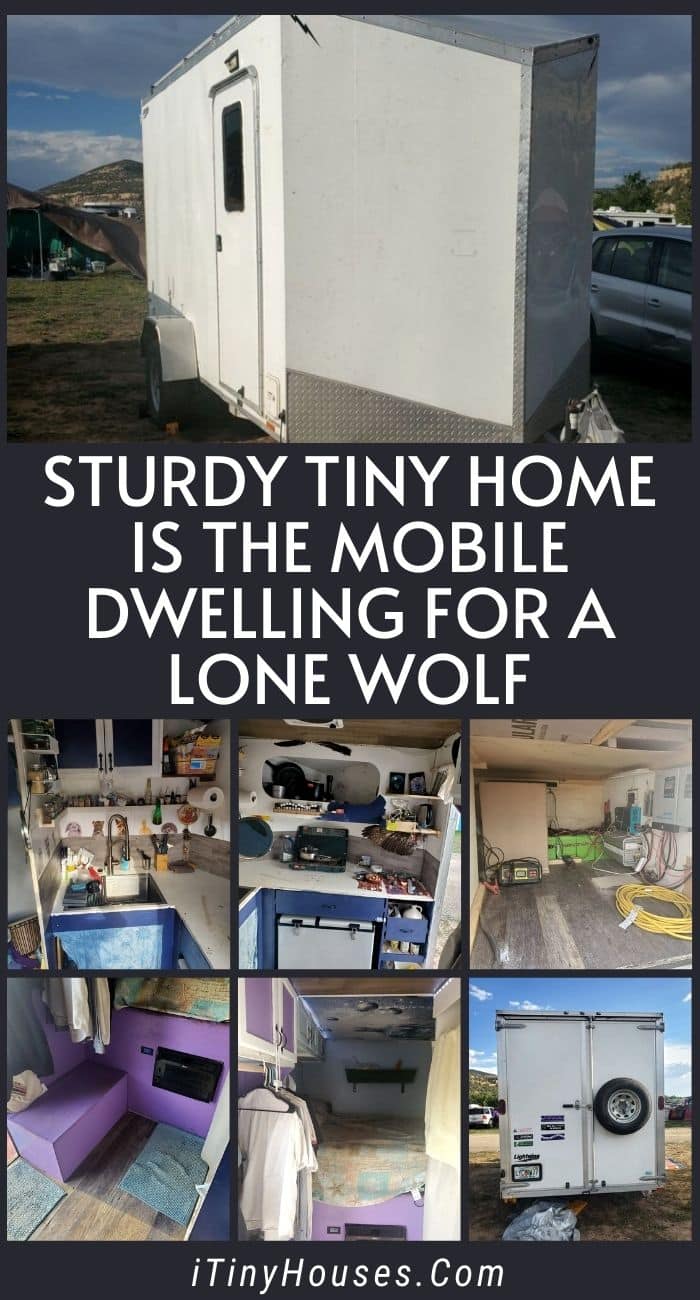 Sturdy Tiny Home Is THE Mobile Dwelling for a Lone Wolf - Tiny Houses