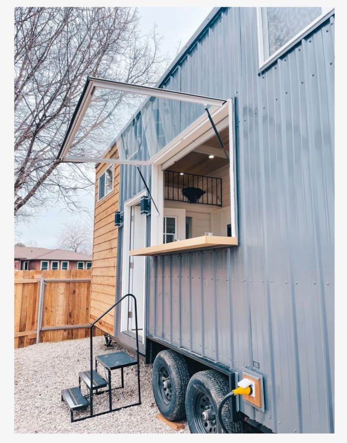 Main entrance view of Tiny Home with Financing