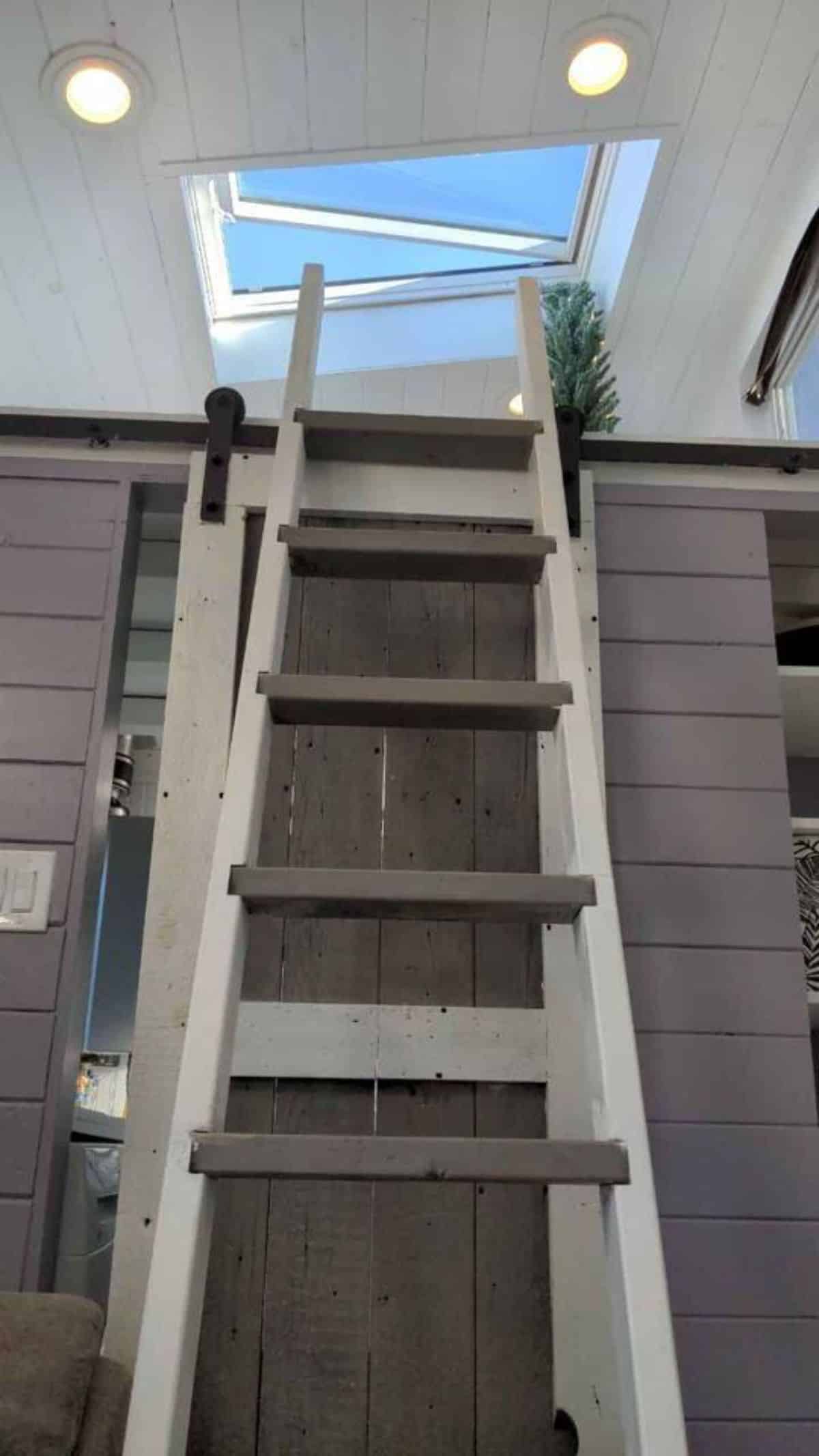 Ladder for loft 2 of 2 bedroom tiny house
