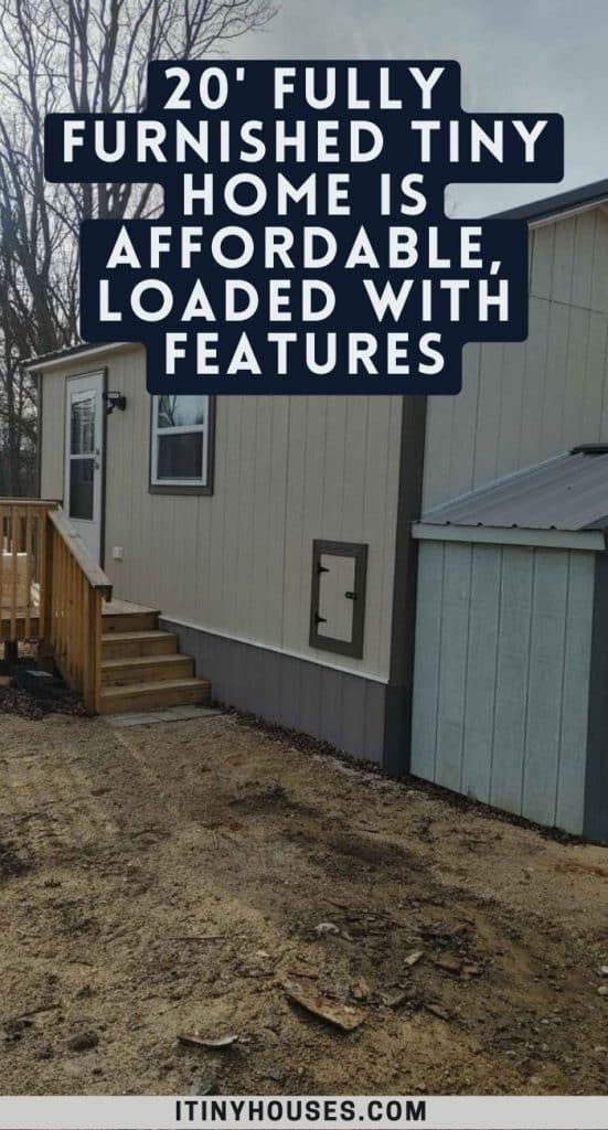 20' Fully Furnished Tiny Home is Affordable, Loaded with Features PIN (1)
