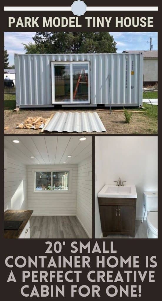 20' Small Container Home is a Perfect Creative Cabin For One! PIN (1)