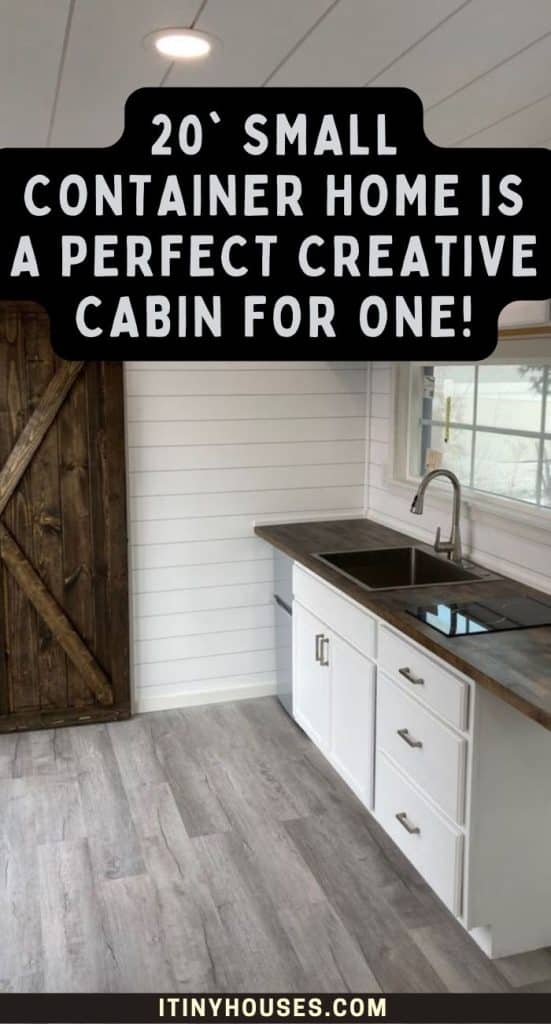 20' Small Container Home is a Perfect Creative Cabin For One! PIN (3)