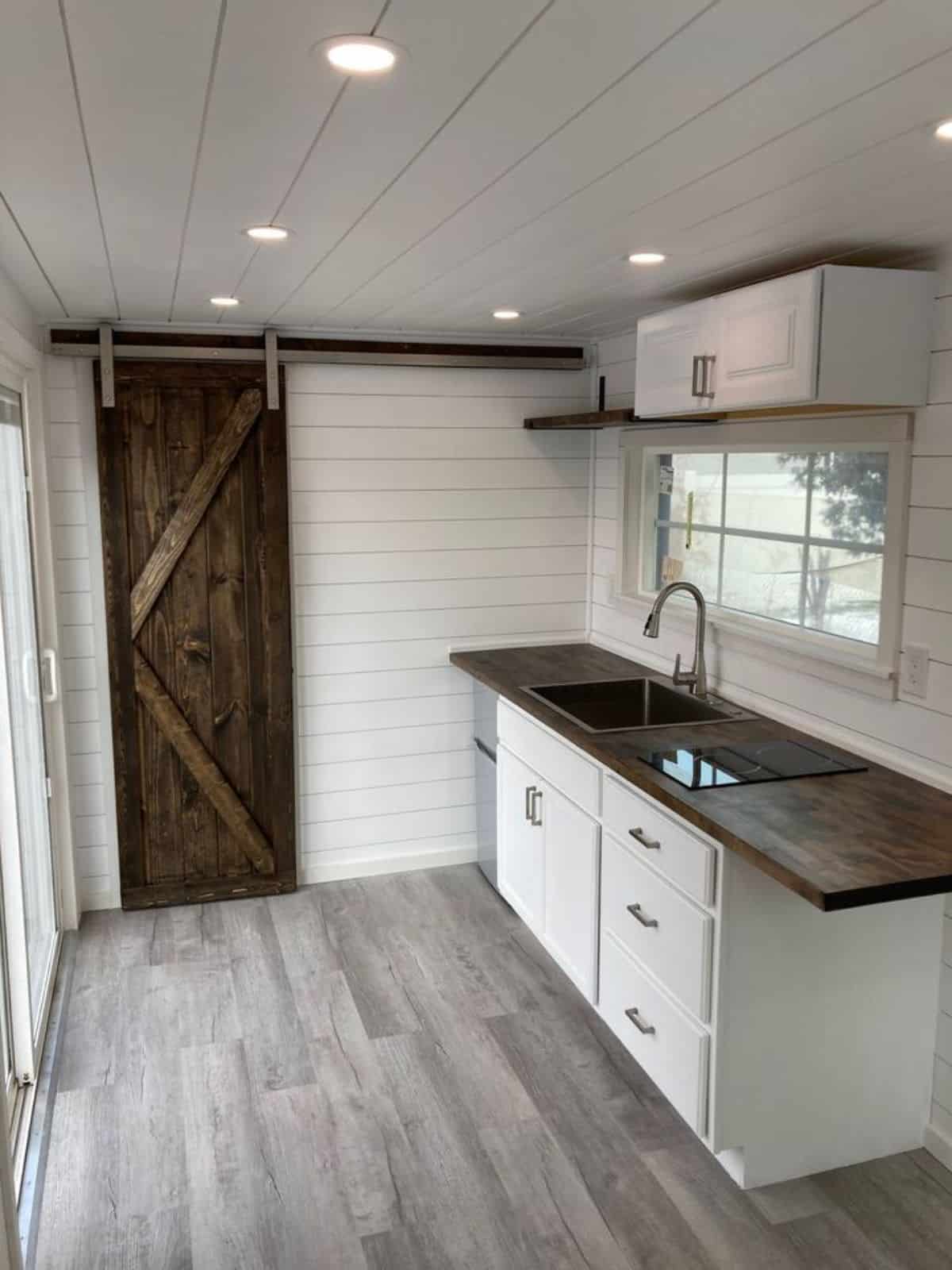 Kitchen area of 20' Small Container Home is very stunning