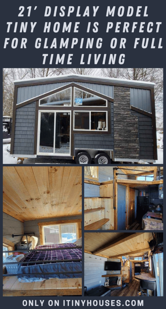 21' Display Model Tiny Home is Perfect For Glamping or Full Time Living PIN (1)