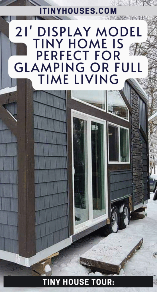 21' Display Model Tiny Home is Perfect For Glamping or Full Time Living PIN (2)