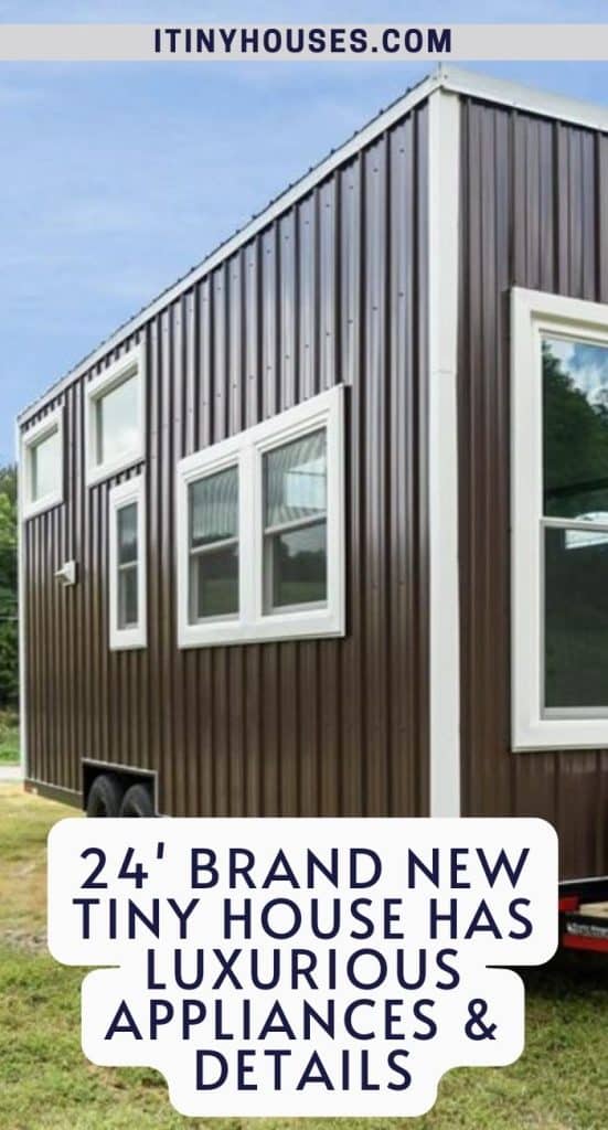 24' Brand New Tiny House Has Luxurious Appliances & Details PIN (3)