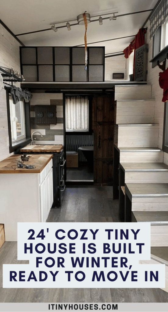 24' Cozy Tiny House is Built For Winter, Ready to Move In PIN (1)