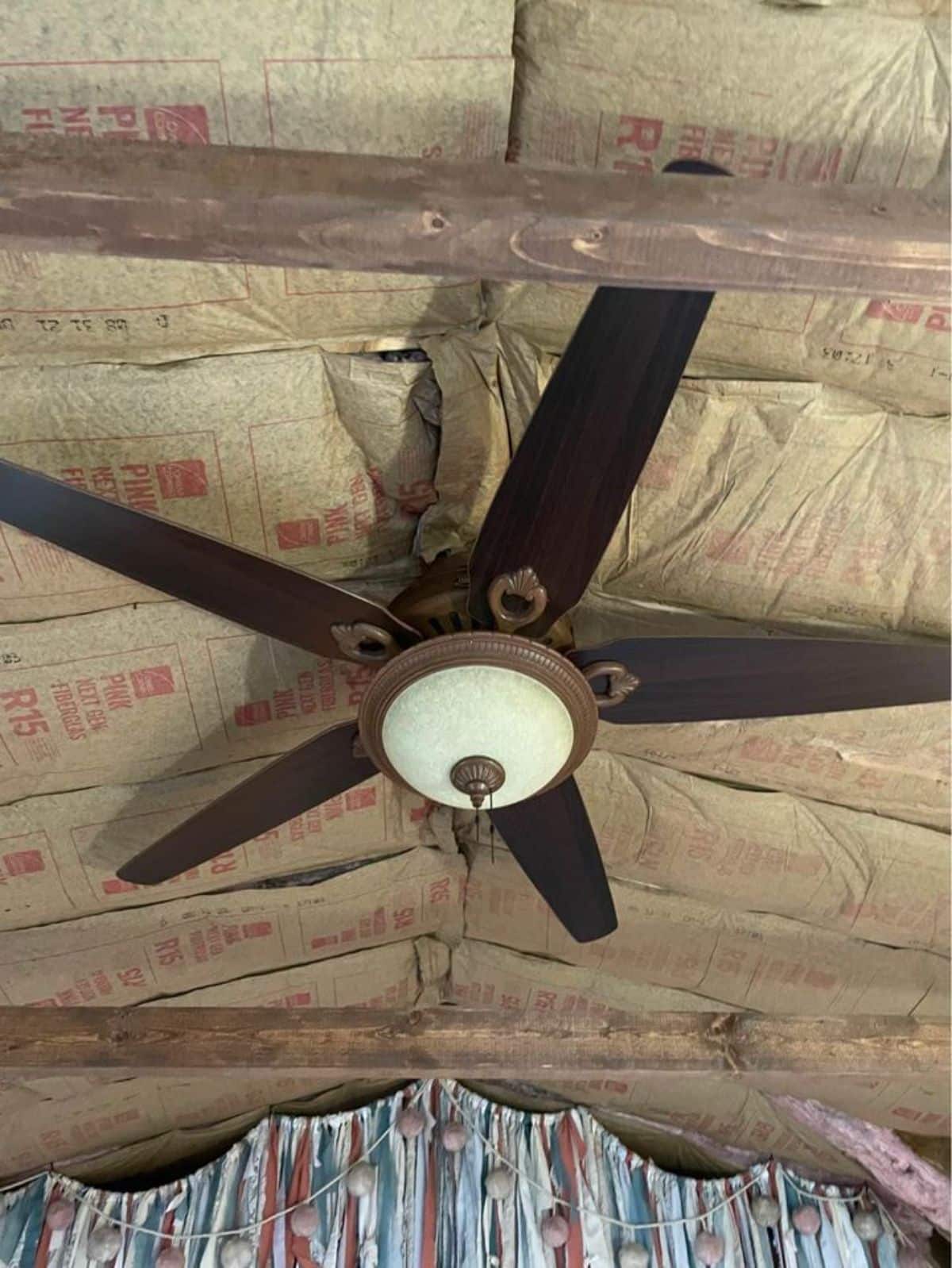 Huge fan for air circulation