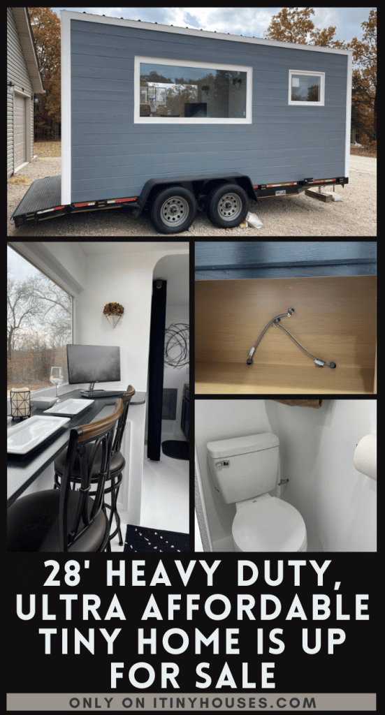 28' Heavy Duty, Ultra Affordable Tiny Home is Up For Sale PIN (3)