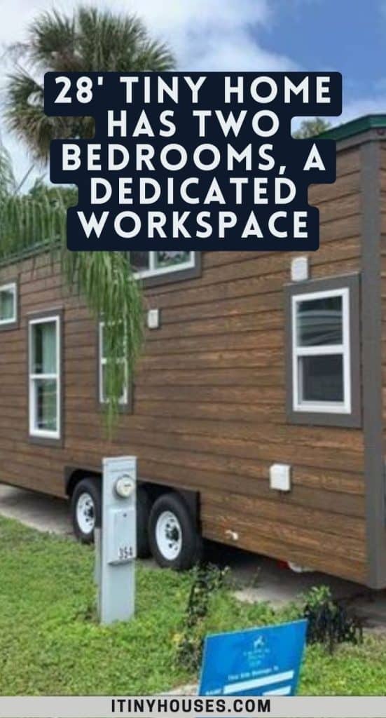 28' Tiny Home Has Two Bedrooms, A Dedicated Workspace PIN (1)
