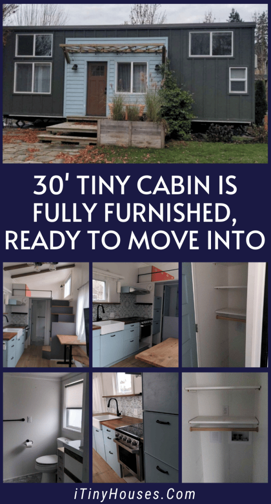 30' Tiny Cabin is Fully Furnished, Ready to Move Into PIN (2)