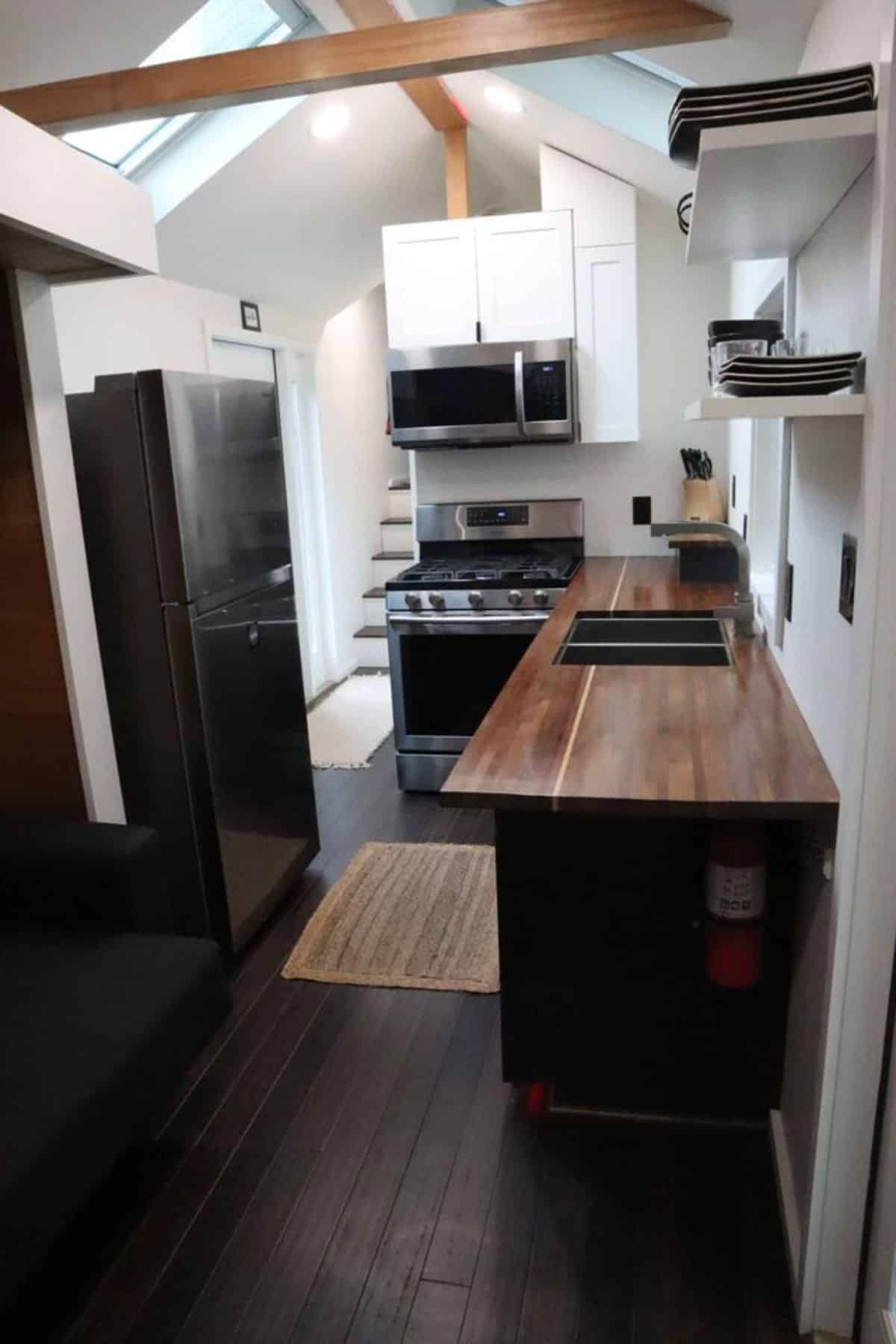Refrigerator, oven, stove all included in the kitchen