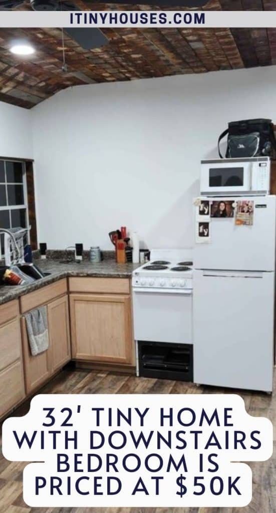32' Tiny Home with Downstairs Bedroom is Priced at $50k PIN (3)