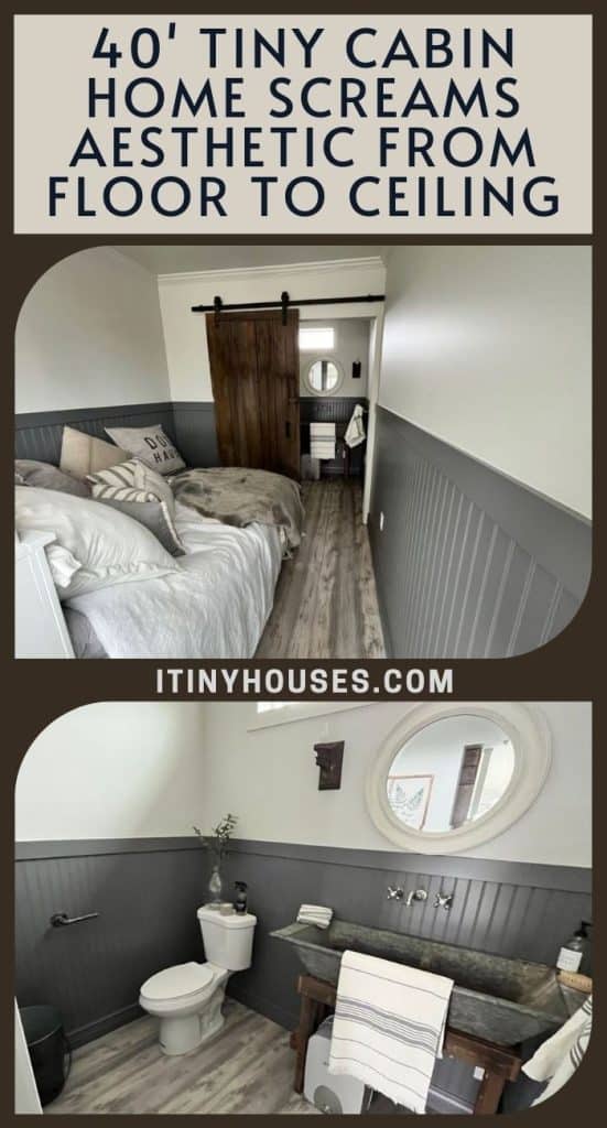 40' Tiny Cabin Home Screams Aesthetic from Floor to Ceiling PIN (1)