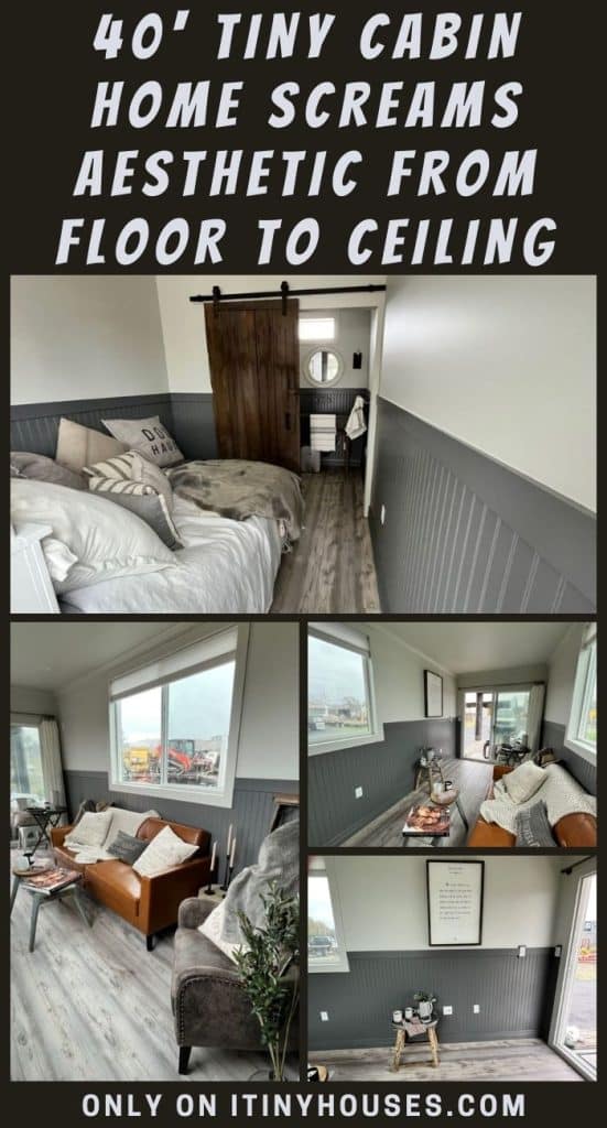 40' Tiny Cabin Home Screams Aesthetic from Floor to Ceiling PIN (2)