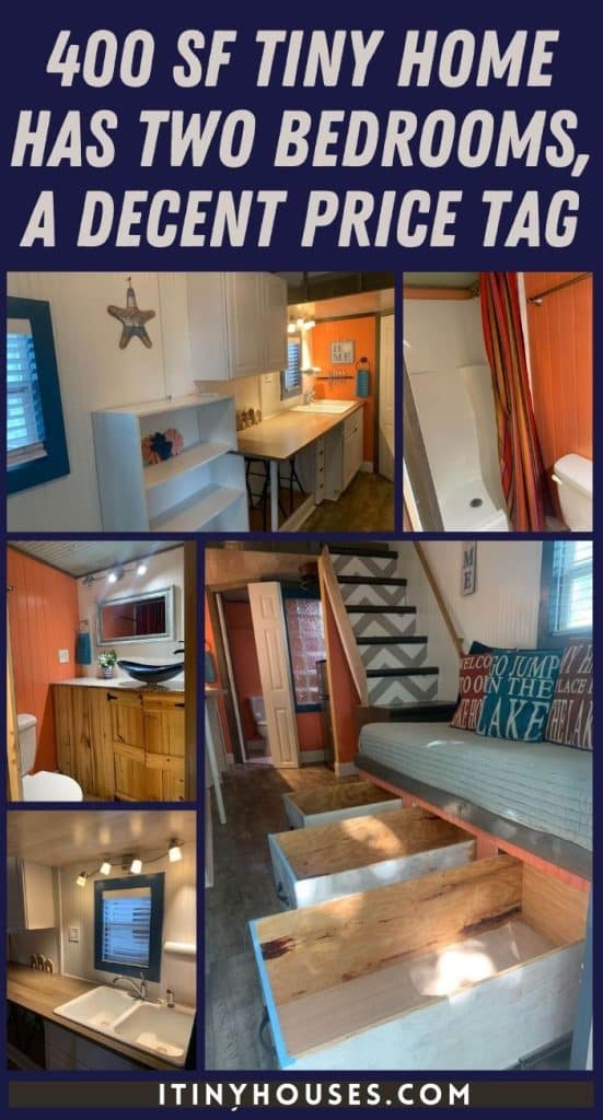400 sf Tiny Home Has Two Bedrooms, a Decent Price Tag PIN (2)