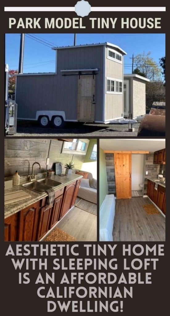 Aesthetic Tiny Home With Sleeping Loft is An Affordable Californian Dwelling! PIN (1)