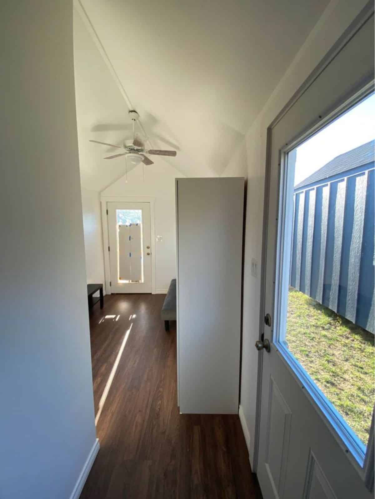 Closet right in the middle way leads to kitchen
