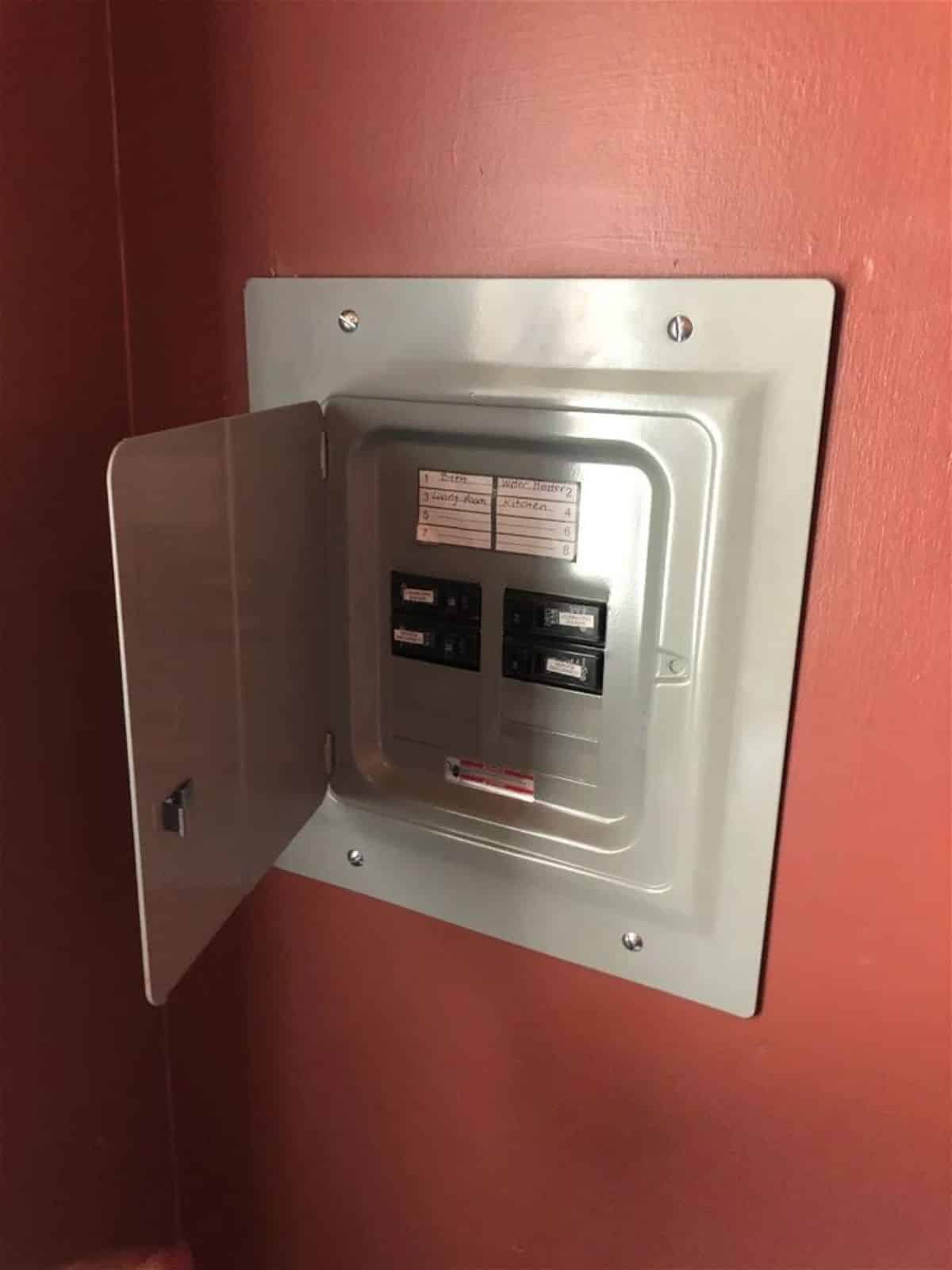 Electrical switches installed