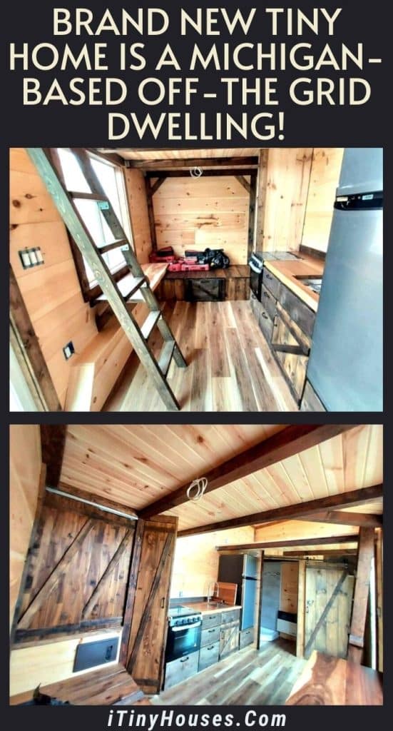 Brand New Tiny Home Is a Michigan-based Off-the Grid Dwelling! PIN (1)