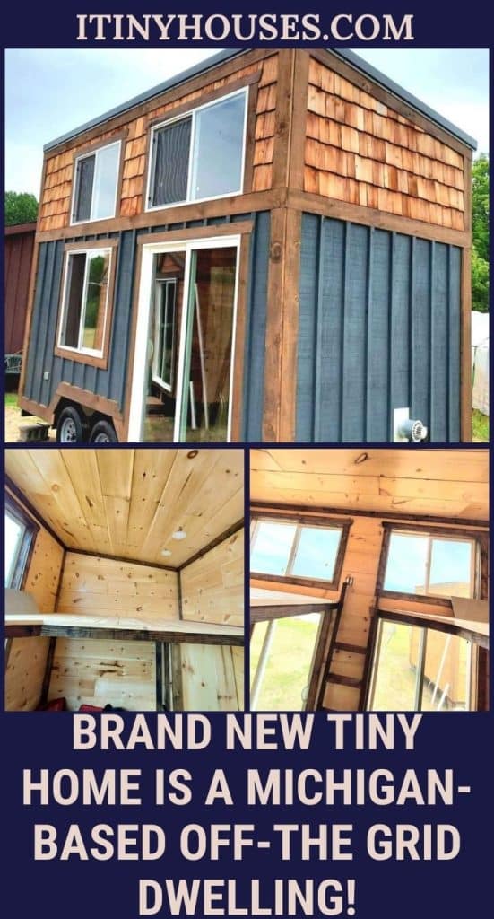 Brand New Tiny Home Is a Michigan-based Off-the Grid Dwelling! PIN (2)