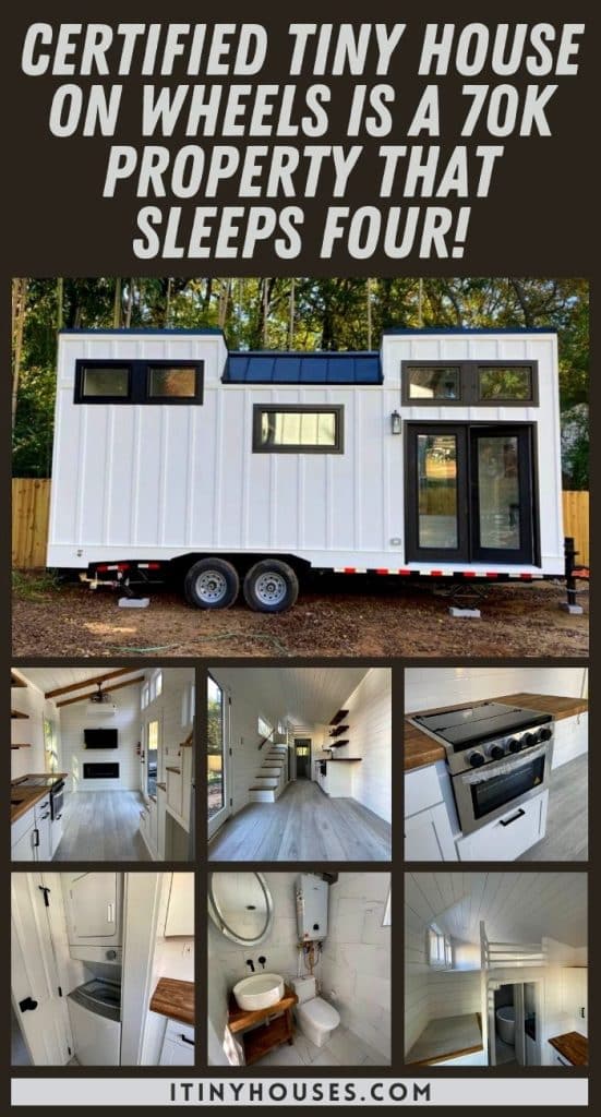 Certified Tiny House on Wheels Is a 70k Property That Sleeps Four! PIN (1)