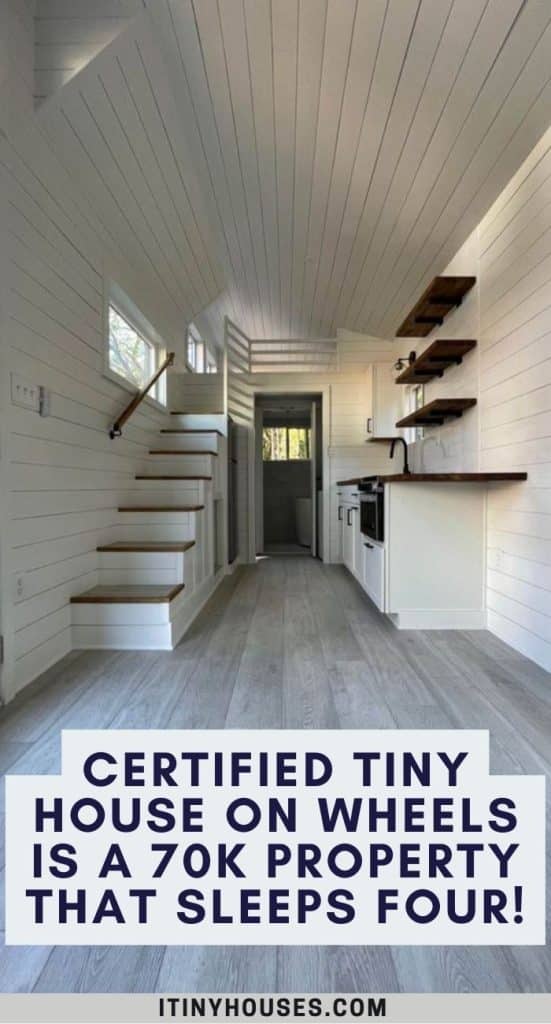 Certified Tiny House on Wheels Is a 70k Property That Sleeps Four! PIN (3)