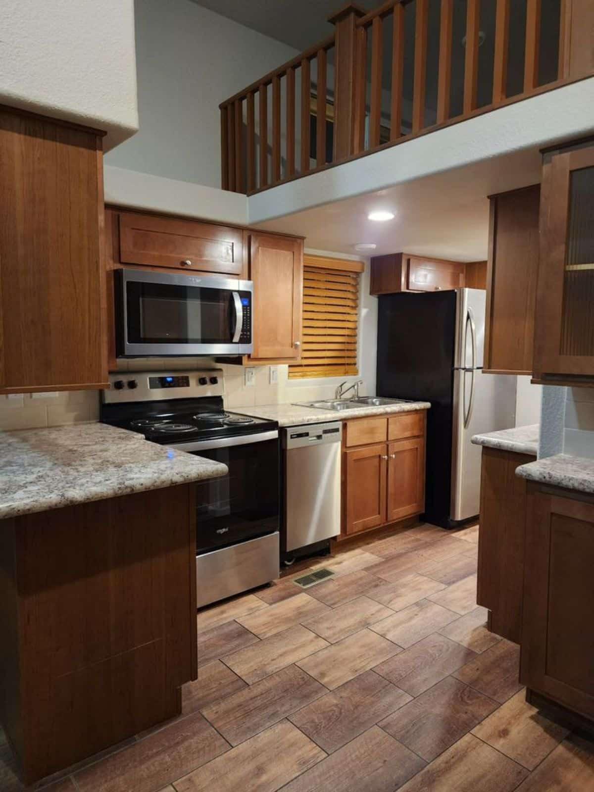 Pantry area in kitchen of Spacious Tiny House