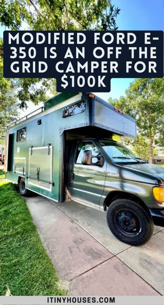Modified Ford E-350 Is an Off the grid camper for $100K PIN (1)