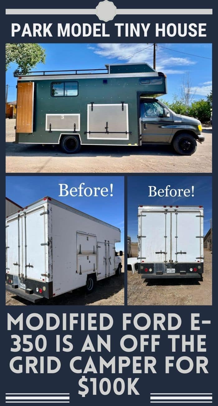Modified Ford E-350 Is an Off the grid camper for $100K