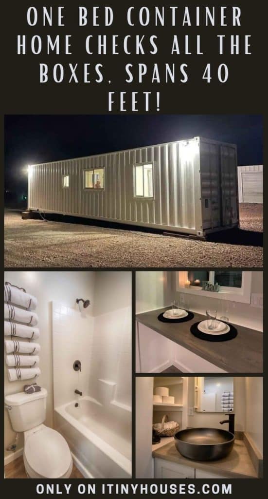 One Bed Container Home Checks All the Boxes, Spans 40 Feet! PIN (2)