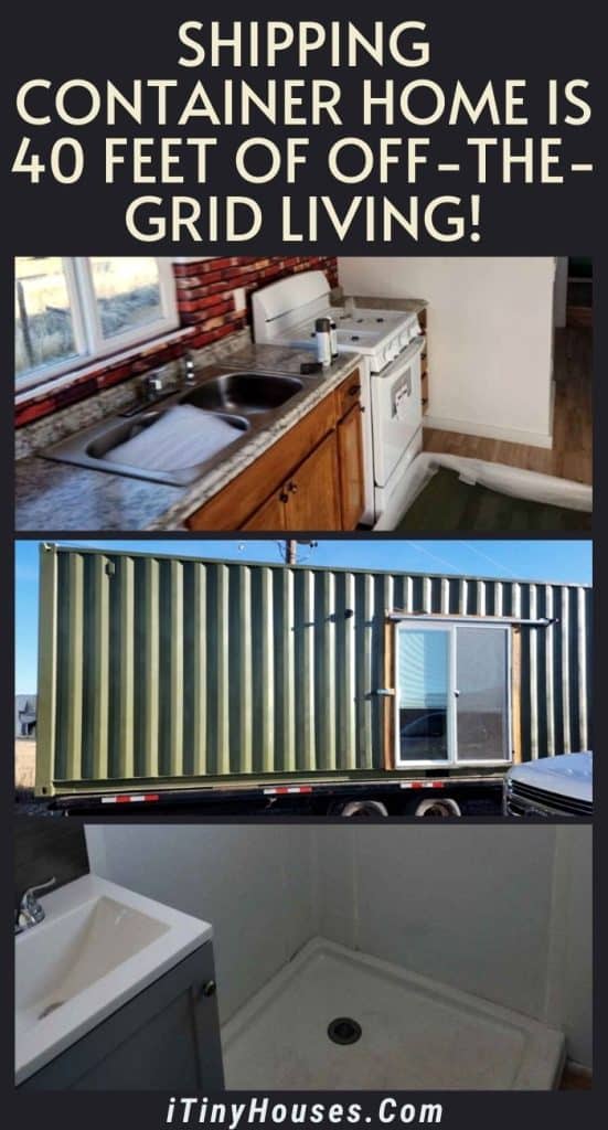Shipping Container Home Is 40 Feet of Off-the-grid Living! PIN (1)