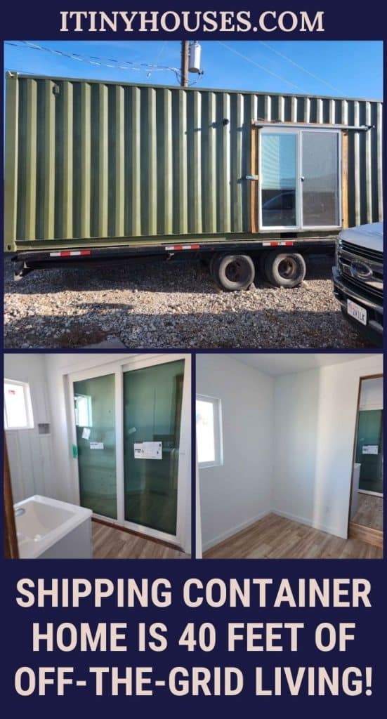 Shipping Container Home Is 40 Feet of Off-the-grid Living! PIN (2)
