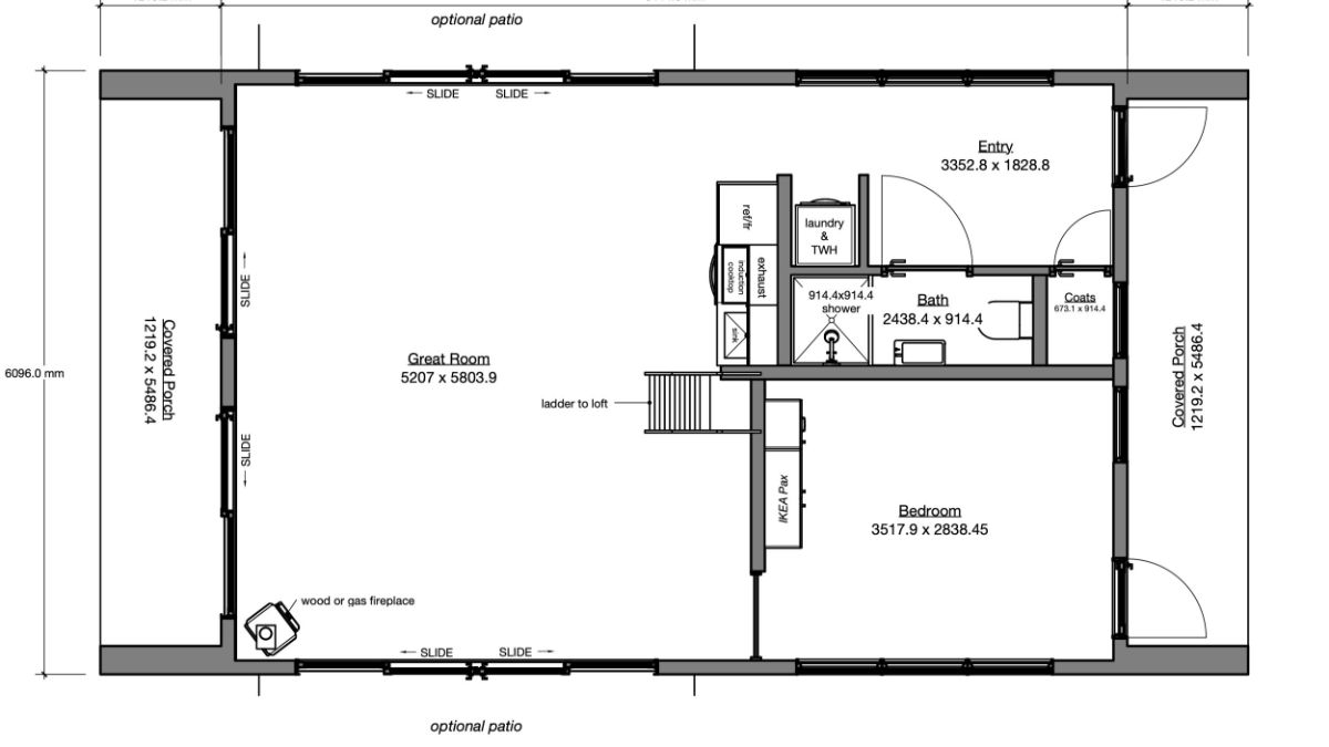 main floor tiny home blueprint