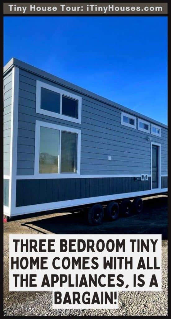 Three Bedroom Tiny Home Comes With All the Appliances, Is a Bargain! PIN (3)